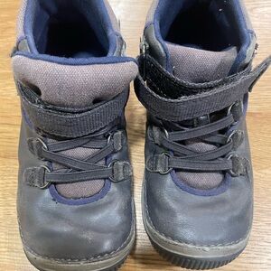 Stride Rite Black and Gray Kids' Boots